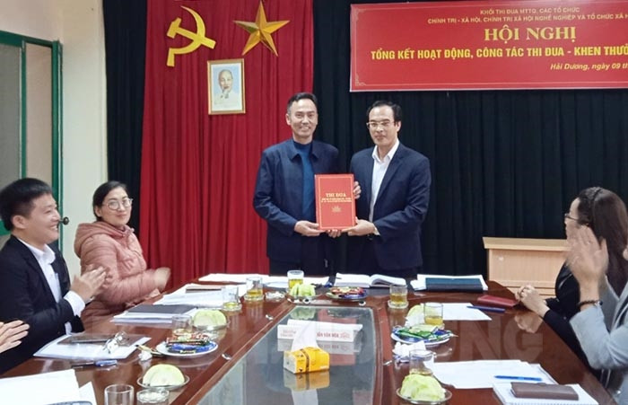 Đề nghị Chính phủ tặng Cờ thi đua cho Hội Nông dân tỉnh Hải Dương